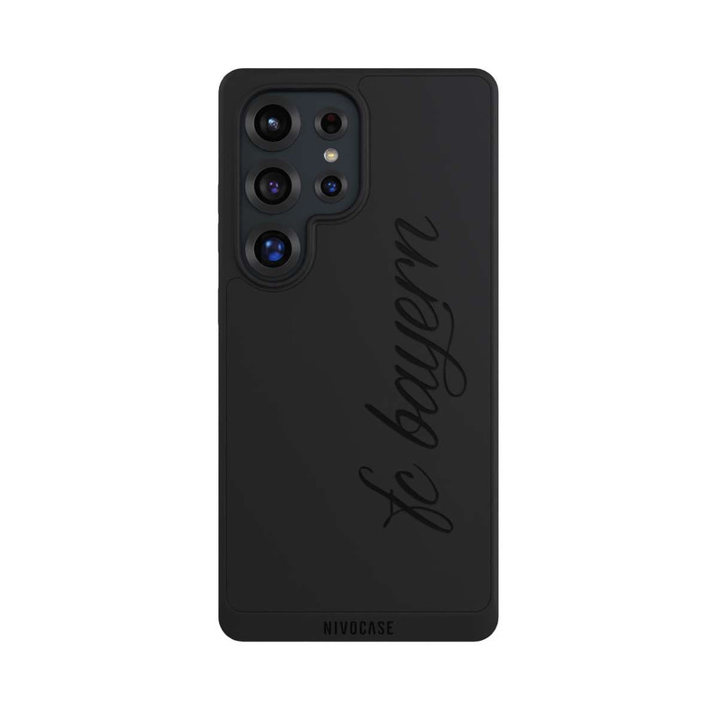 Galaxy S25 Ultra NIVOpure Schwarzes FCB Girlmotiv - ohne Hintergrund