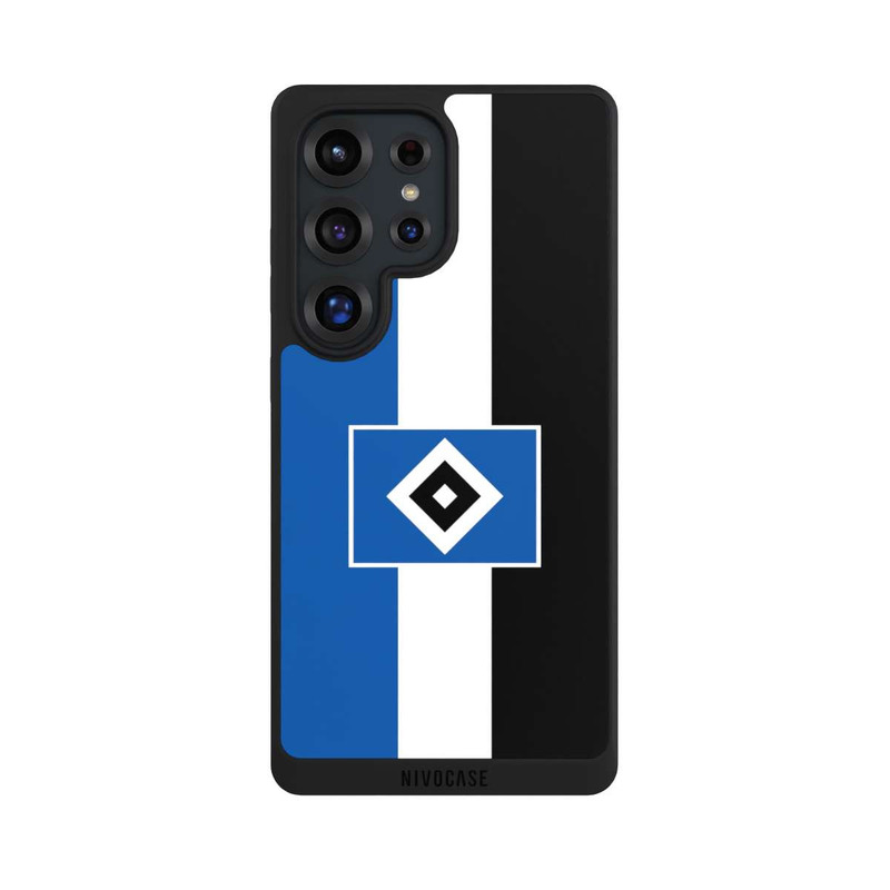 Galaxy S25 Ultra NIVOpure HSV Streifen - Blau-Weiß-Schwarz