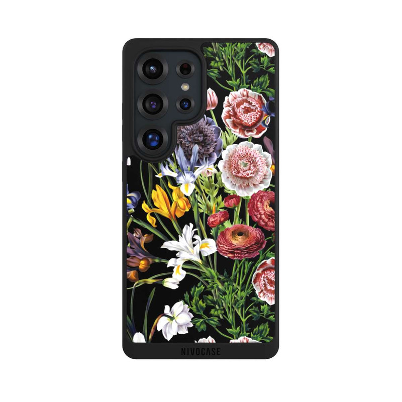 Galaxy S25 Ultra NIVOpure Motif de fleurs anciennes