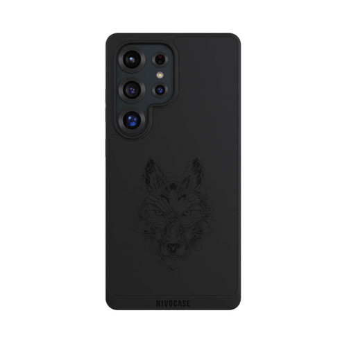 Samsung Galaxy S25 Ultra NIVOpure Wolf Mandala ohne Hintergrund