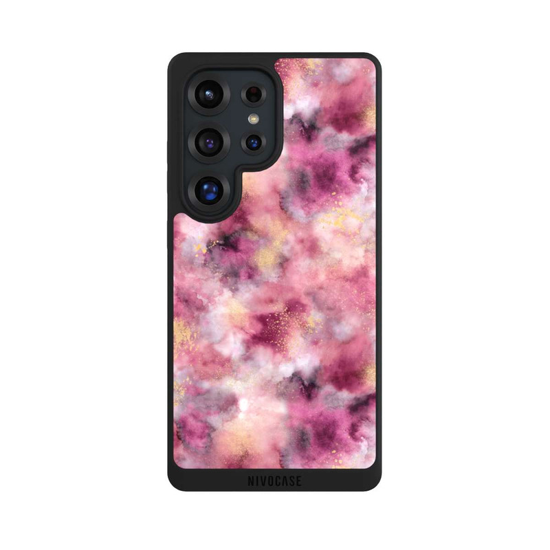 Galaxy S25 Ultra NIVOpure Rauchiges Marmoraquarell rosa