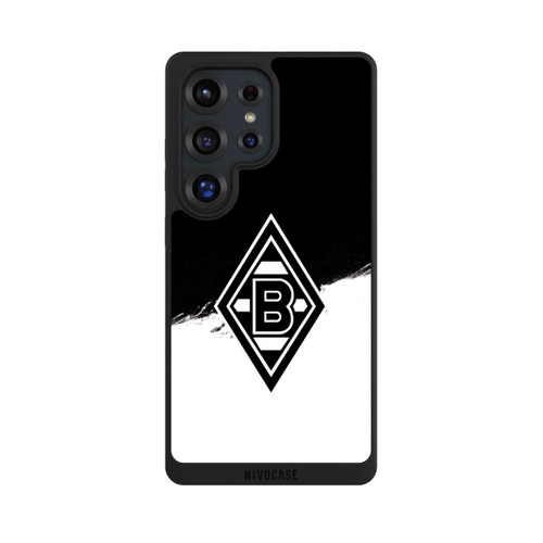 Samsung Galaxy S25 Ultra NIVOpure Borussia Scratch Schwarz-Weiss