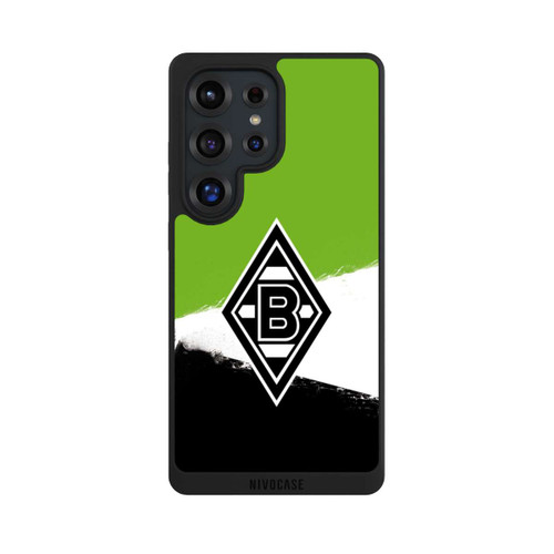 Samsung Galaxy S25 Ultra NIVOpure Borussia Grunge Grün-Weiss-Schwarz