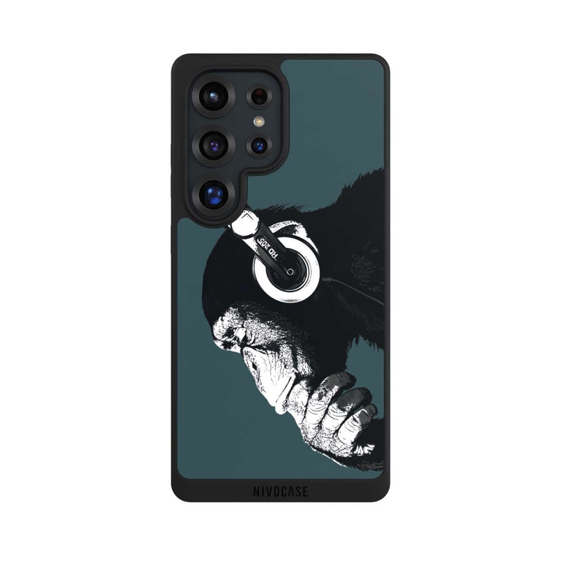 Galaxy S25 Ultra NIVOpure Denkender Affe Blau