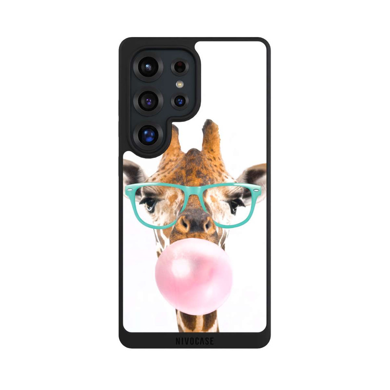 Galaxy S25 Ultra NIVOpure Giraffe mit Kaugummi