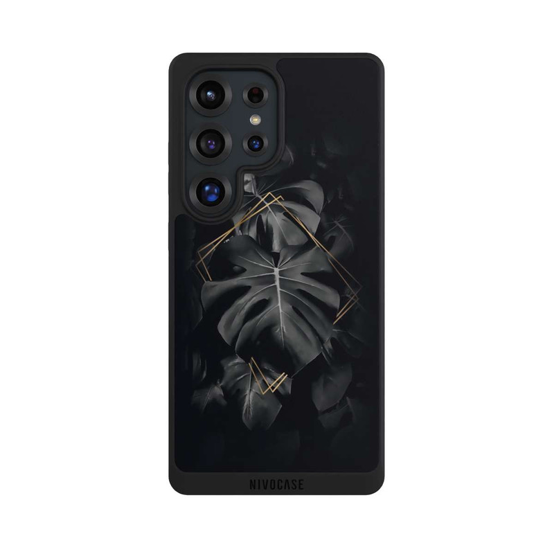 Galaxy S25 Ultra NIVOpure Feuilles noires