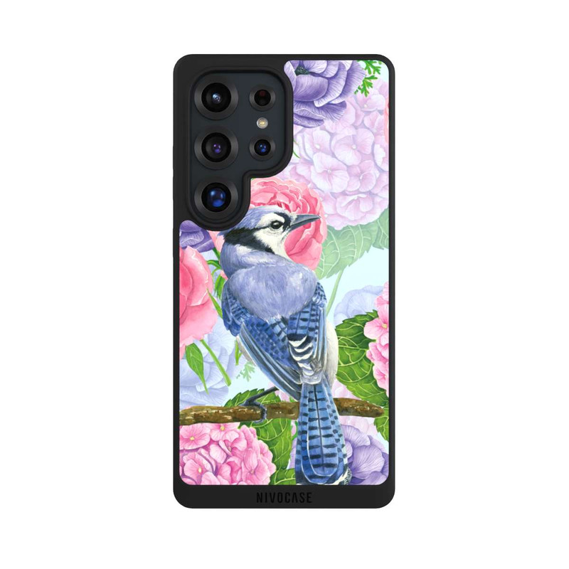 Galaxy S25 Ultra NIVOpure Blue Jay & Flowers
