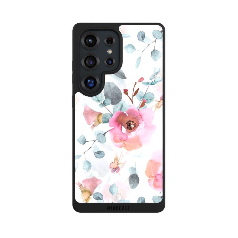 Galaxy S25 Ultra NIVOpure Aquarell Blumentapete