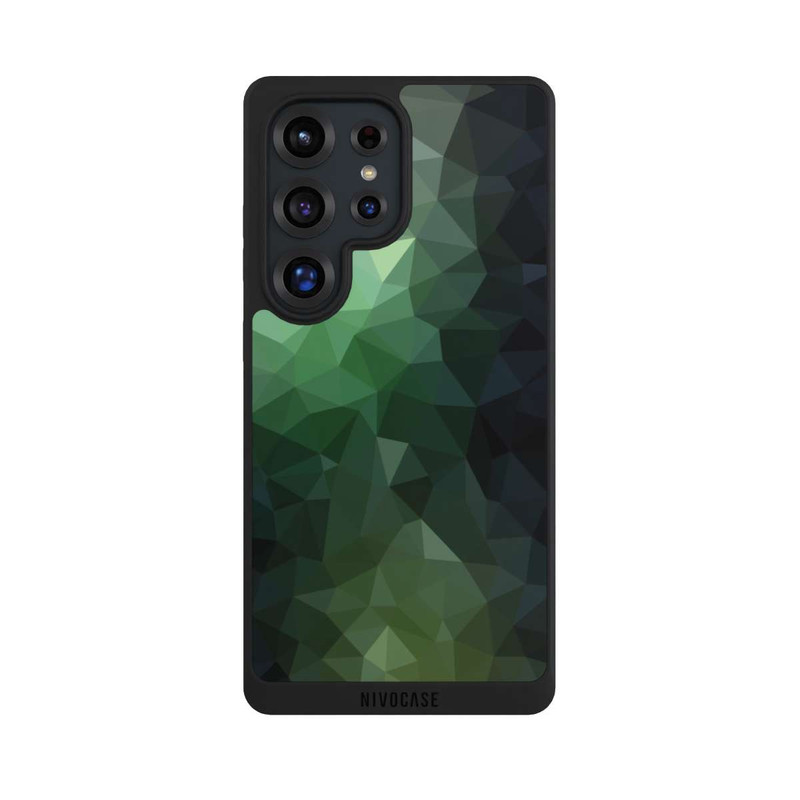 Galaxy S25 Ultra NIVOpure Polygonal Mosaic Green