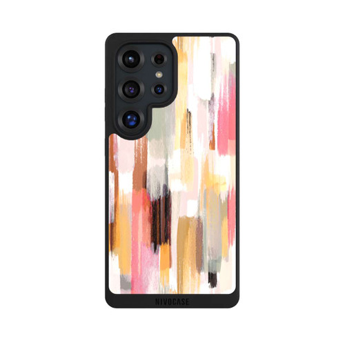 Samsung Galaxy S25 Ultra NIVOpure Abstrakte Pinselstriche Herbsttöne