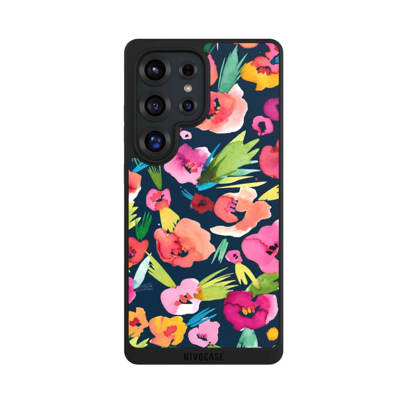 Galaxy S25 Ultra NIVOpure tropische Blumen aquarell