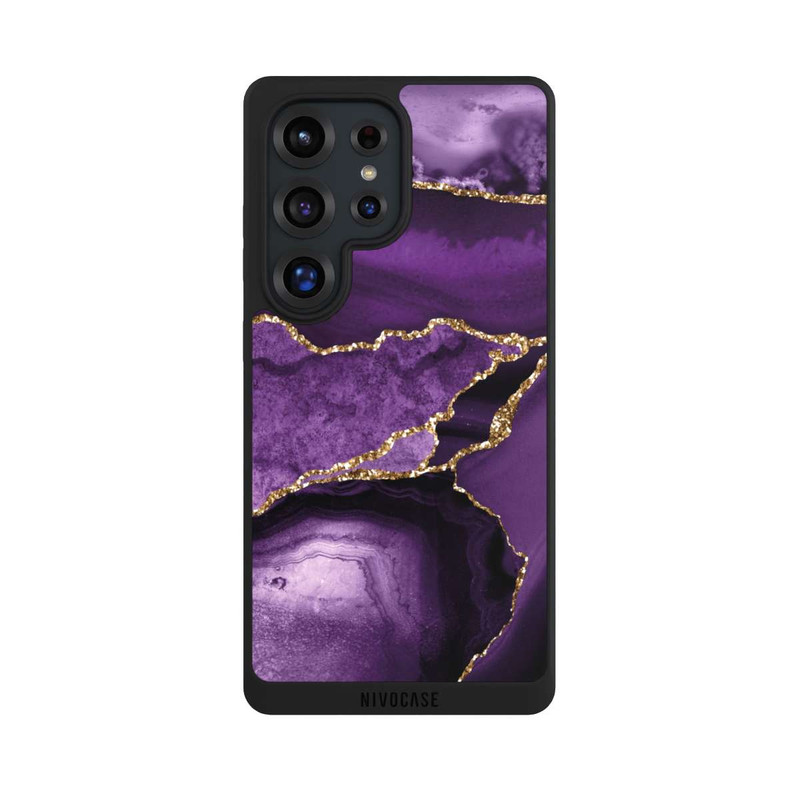 Galaxy S25 Ultra NIVOpure Marbre Violet Paysage