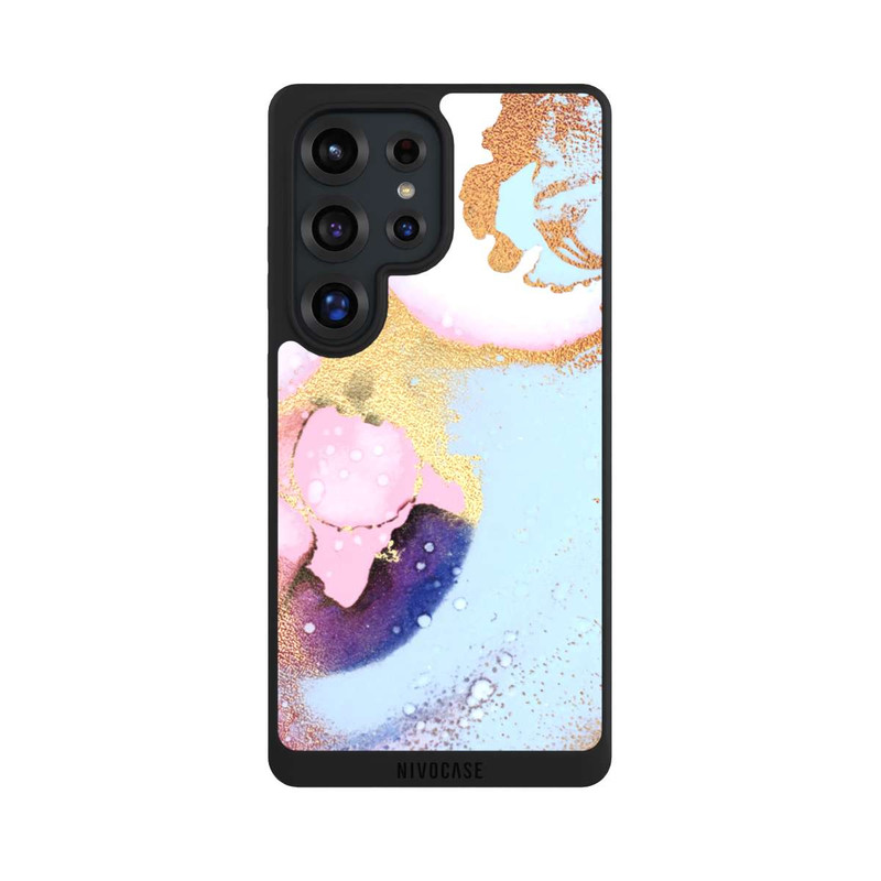 Galaxy S25 Ultra NIVOpure Texture Encre Pastel Glamour