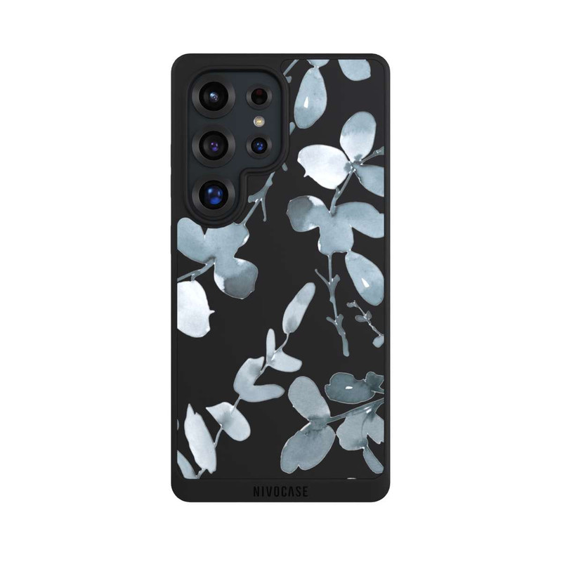 Galaxy S25 Ultra NIVOpure Eukalyptus Muster transparent
