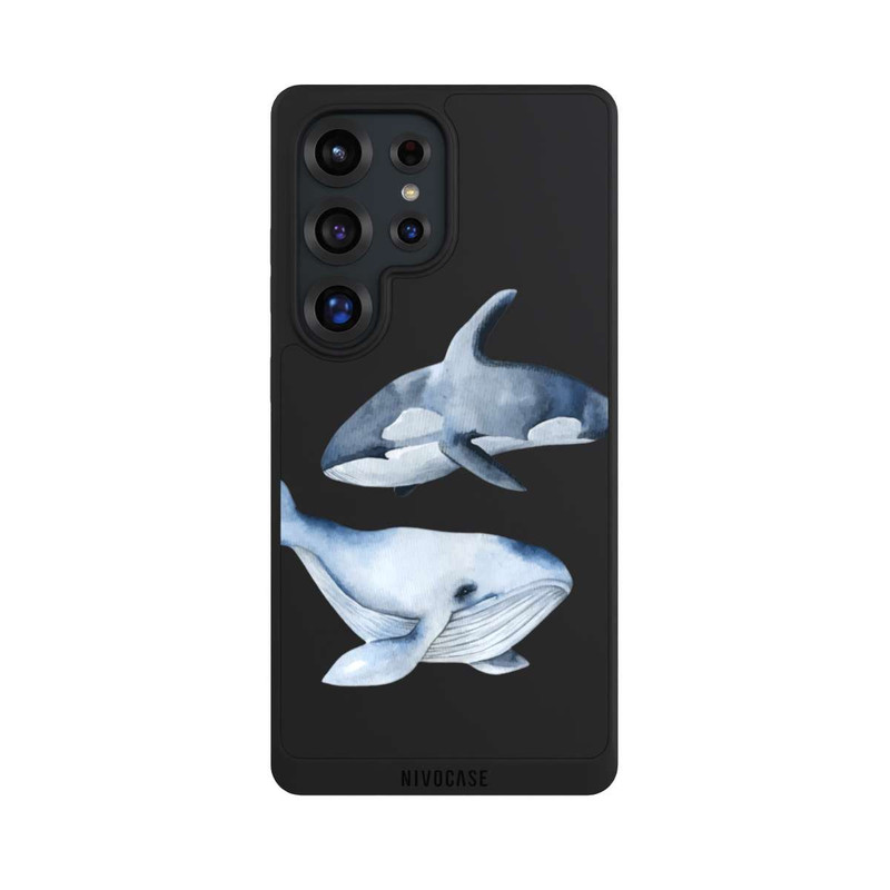 Galaxy S25 Ultra NIVOpure Baleines transparentes