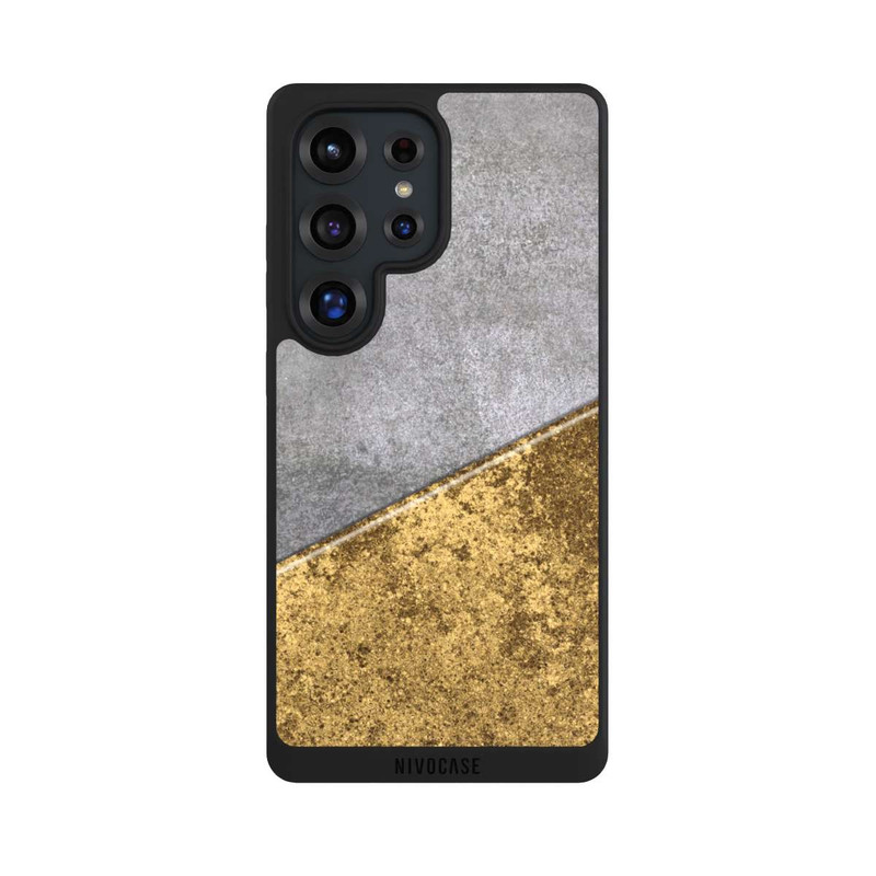 Galaxy S25 Ultra NIVOpure Beton und Goldlook