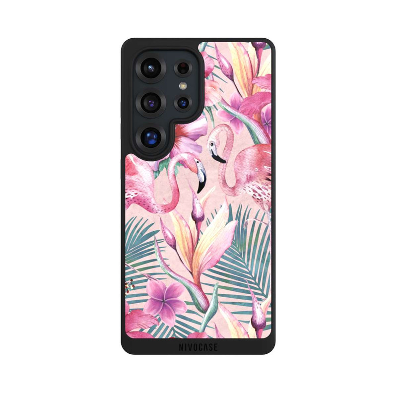 Galaxy S25 Ultra NIVOpure Rêves de flamants roses