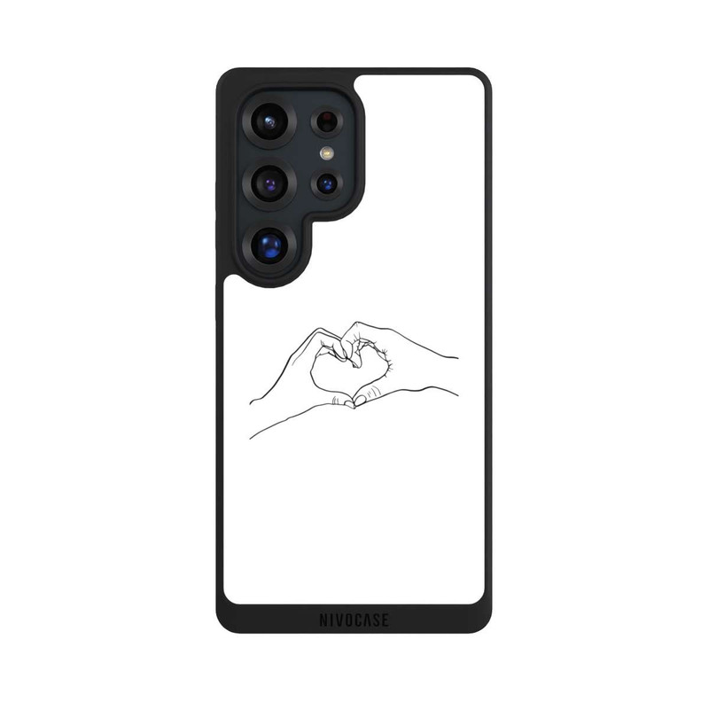 Galaxy S25 Ultra NIVOpure Line Art mains d'amour