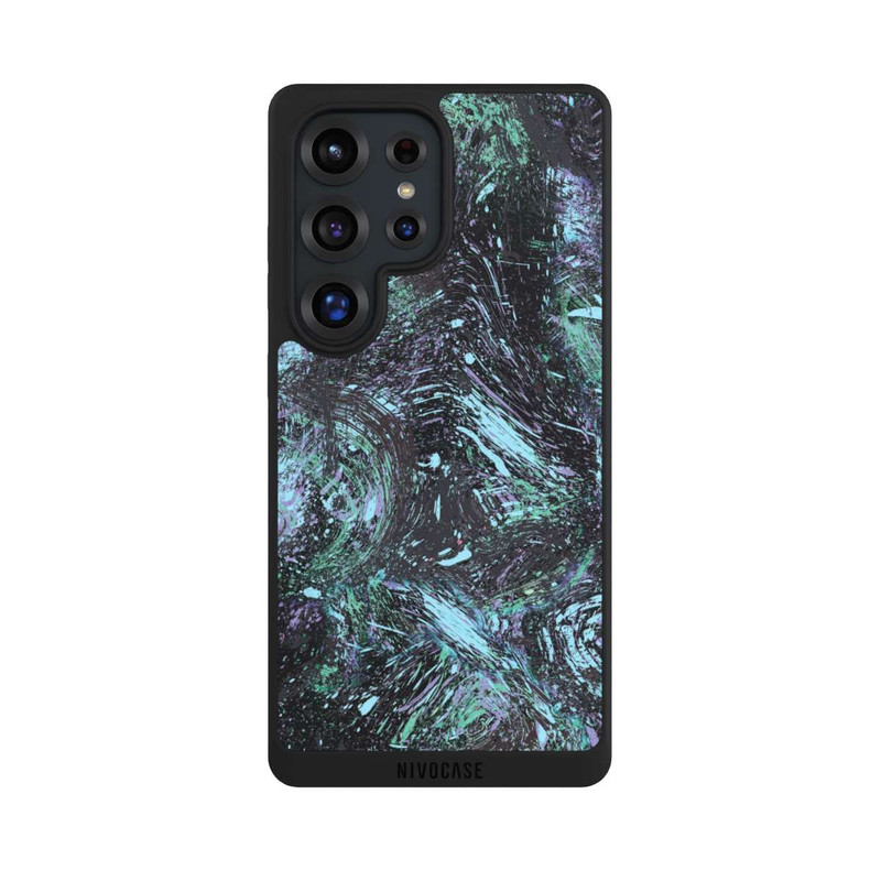 Galaxy S25 Ultra NIVOpure Abstract Dripping Dust Purple