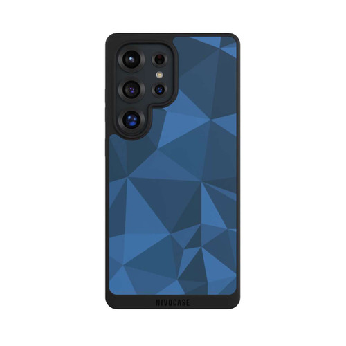 Samsung Galaxy S25 Ultra NIVOpure Polygon Pattern Blue