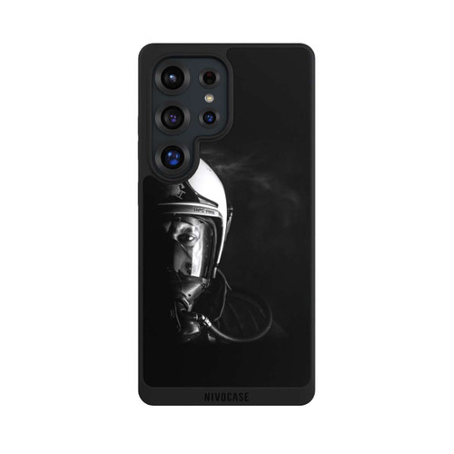 Samsung Galaxy S25 Ultra NIVOpure Firefighter Closeup Black