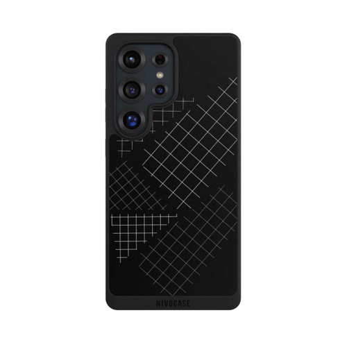 Samsung Galaxy S25 Ultra NIVOpure Black White Grid