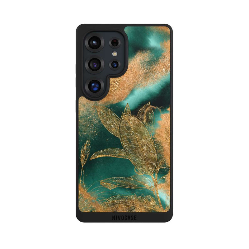 Galaxy S25 Ultra NIVOpure Gold und Grün Natur