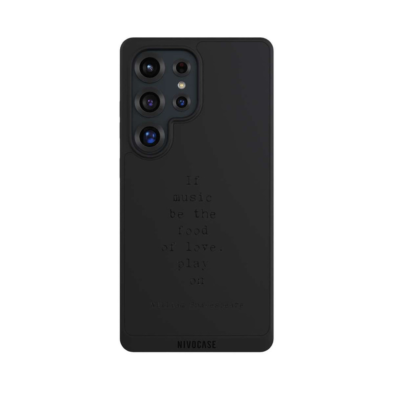 Galaxy S25 Ultra NIVOpure Shakespeare Music Food Transparent