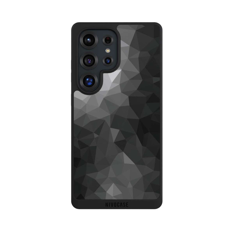 Galaxy S25 Ultra NIVOpure Polygonal Mosaic black/white