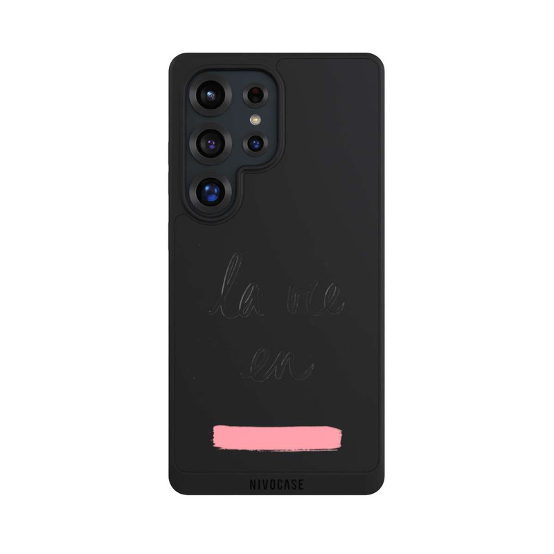 Galaxy S25 Ultra NIVOpure La vie en Rose sans Fond