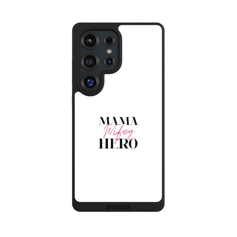 Galaxy S25 Ultra NIVOpure Mama Wifey Hero White