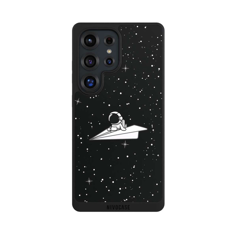 Galaxy S25 Ultra NIVOpure Astronaut Paper Plane Comic