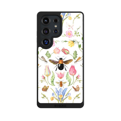 Samsung Galaxy S25 Ultra NIVOpure Wildblumen mit Biene weiß