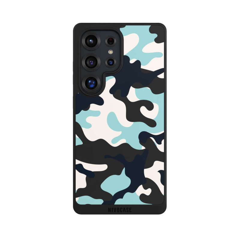 Galaxy S25 Ultra NIVOpure Blue Camouflage