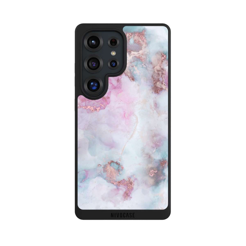 Galaxy S25 Ultra NIVOpure Encre Alcool Marbre Bleu