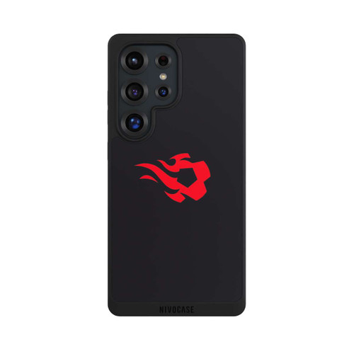 Samsung Galaxy S25 Ultra NIVOpure Belgian Red Flames Black