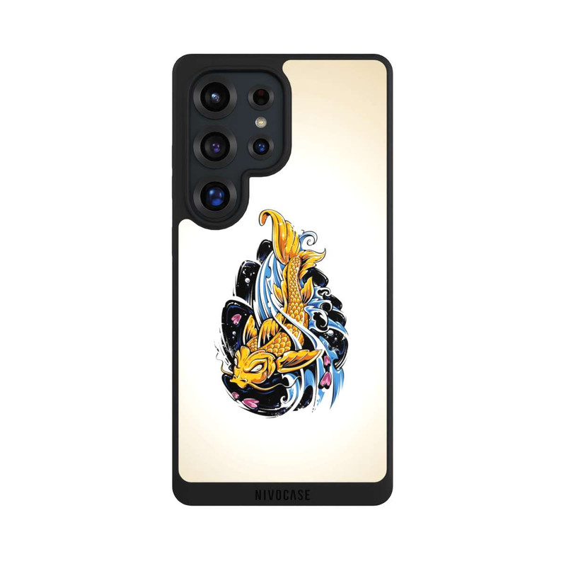 Galaxy S25 Ultra NIVOpure Japanese Fish Illustration 