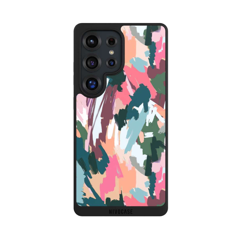 Galaxy S25 Ultra NIVOpure Abstrait Artistique Texture Rose