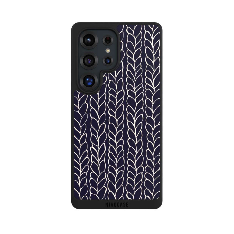 Galaxy S25 Ultra NIVOpure Tresses En Laine Dessins Marine