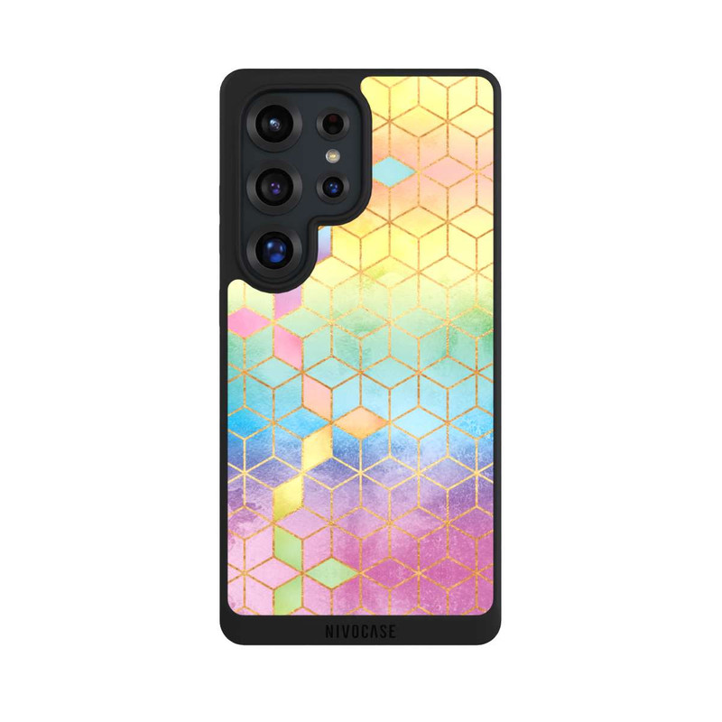 Galaxy S25 Ultra NIVOpure Cubes Arcs-en-ciel