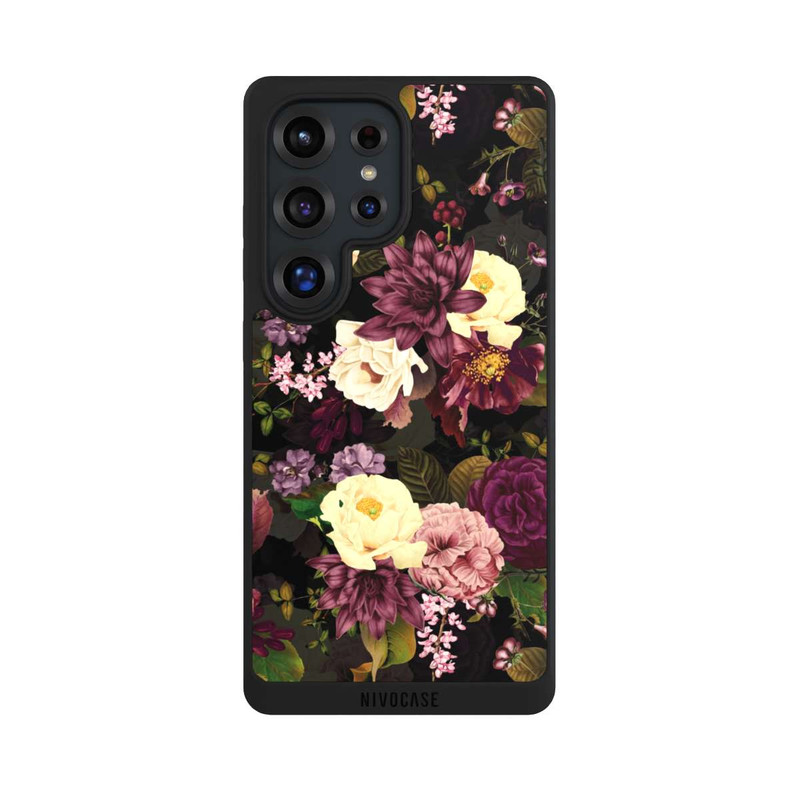 Galaxy S25 Ultra NIVOpure Dunkle Blumen Bienen