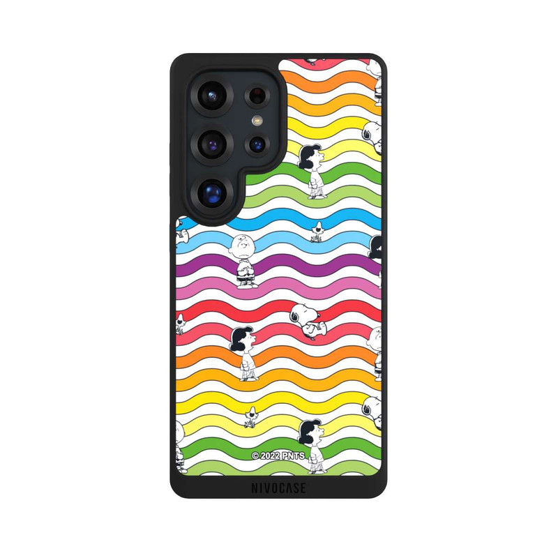 Galaxy S25 Ultra NIVOpure Snoopy Pattern Rainbow