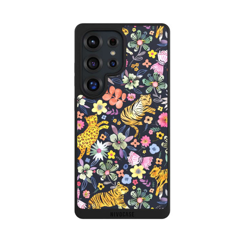 Samsung Galaxy S25 Ultra NIVOpure Spring Tigers Flowers Black