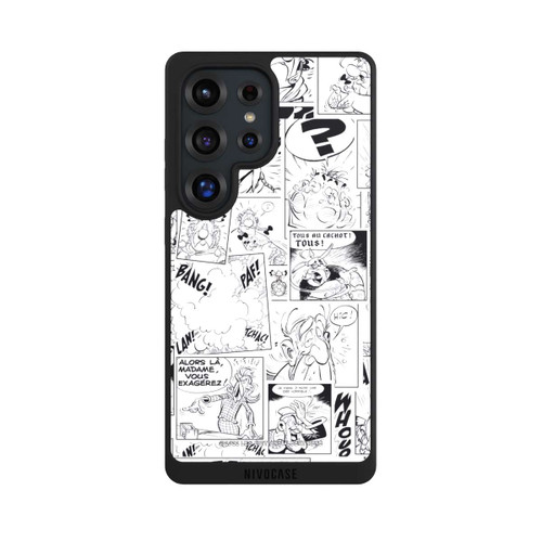 Samsung Galaxy S25 Ultra NIVOpure Asterix Comic Black and White
