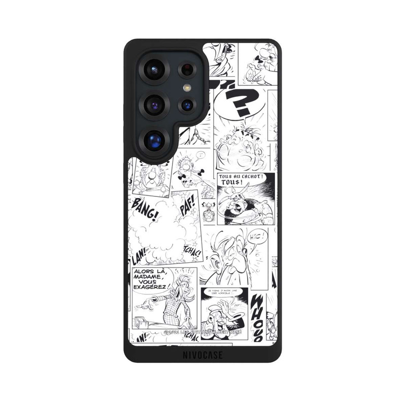 Galaxy S25 Ultra NIVOpure BD Astérix Blanc & Noir