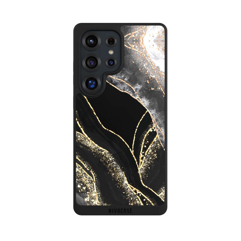 Galaxy S25 Ultra NIVOpure Marbre Sombre Or