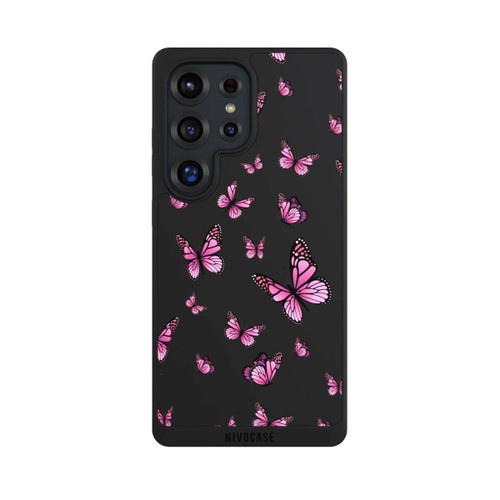 Samsung Galaxy S25 Ultra NIVOpure Schmetterlinge pink