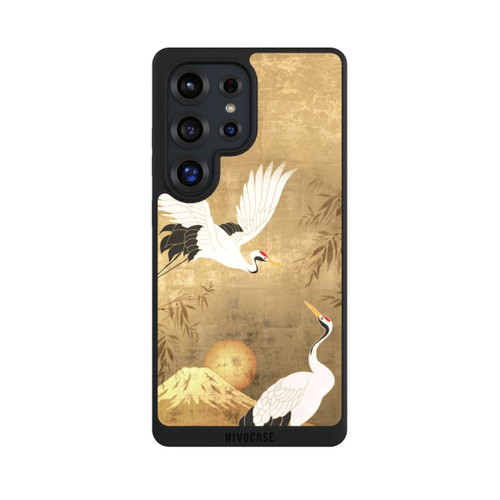 Samsung Galaxy S25 Ultra NIVOpure Cranes Gold Japan 1