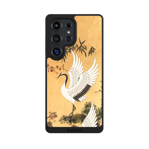 Samsung Galaxy S25 Ultra NIVOpure Cranes Gold Japan 2