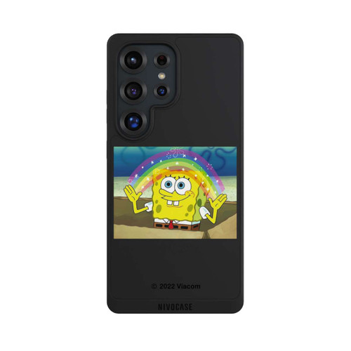 Samsung Galaxy S25 Ultra NIVOpure Spongebob - Rainbow Meme transparent